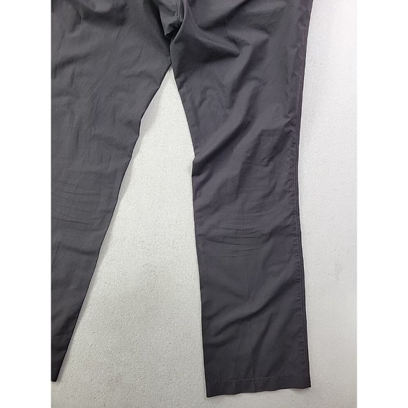 J. Lindeberg Slim Fit Men's 32/32 Black Chino Pant Lightweight Performance Golf - Picture 11 of 11